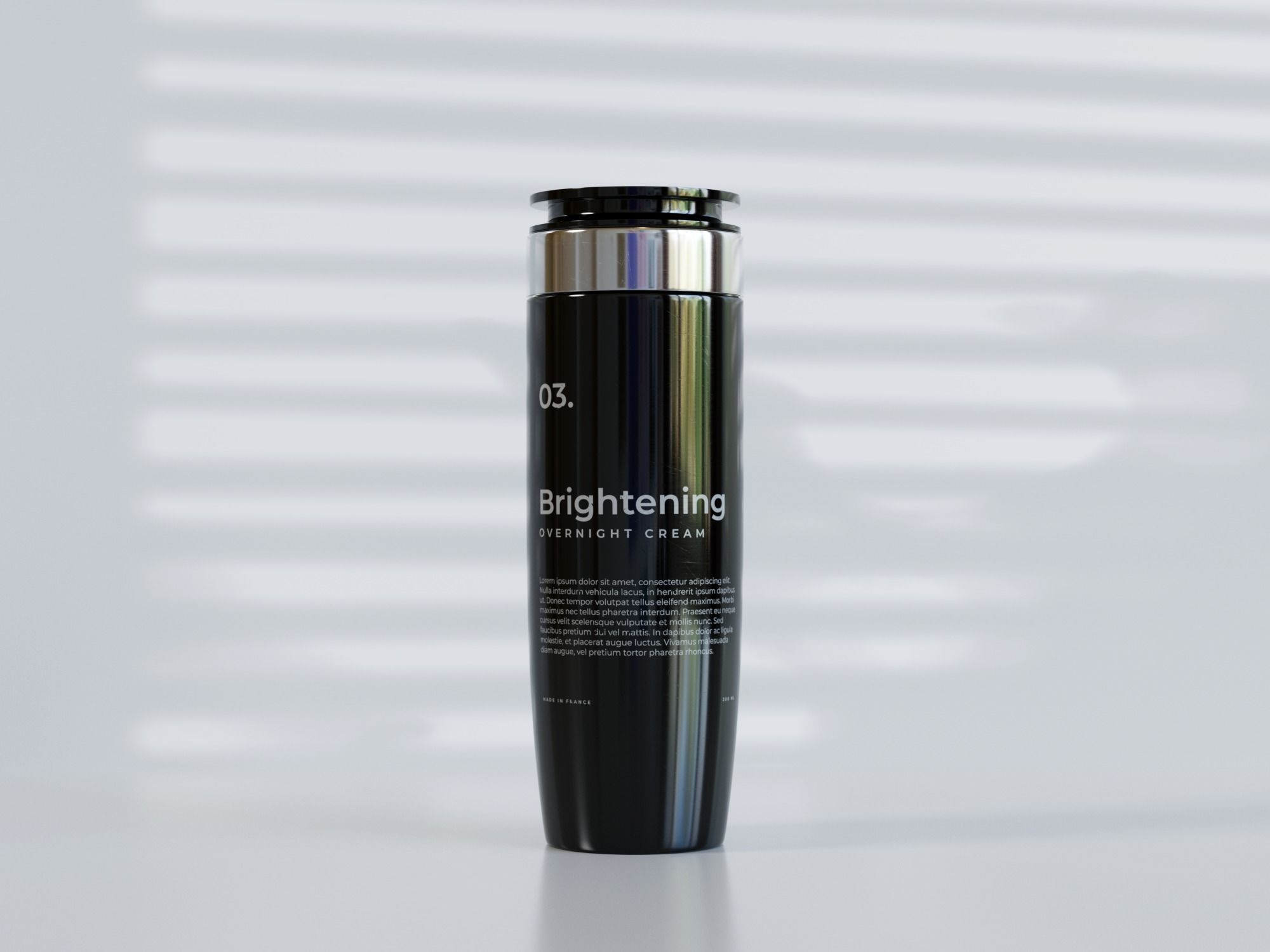 Brightening Cream Low-poly 3D model_5