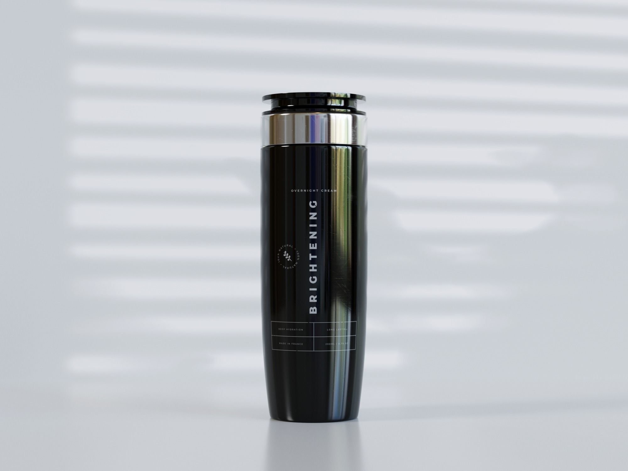 Brightening Cream Low-poly 3D model_4