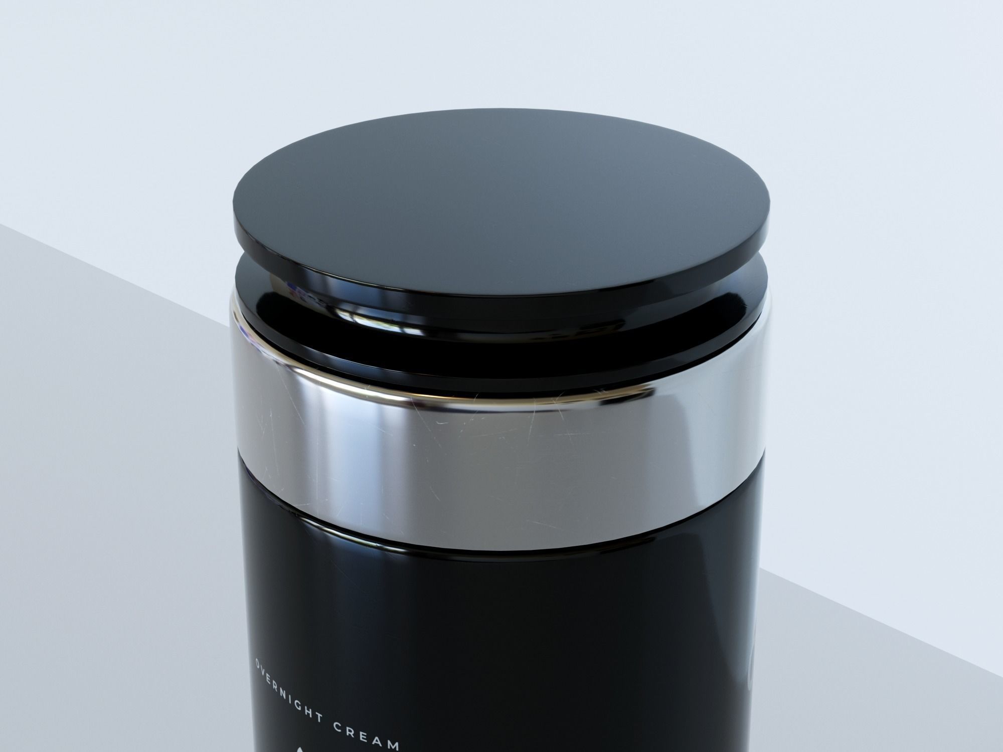 Brightening Cream Low-poly 3D model_7