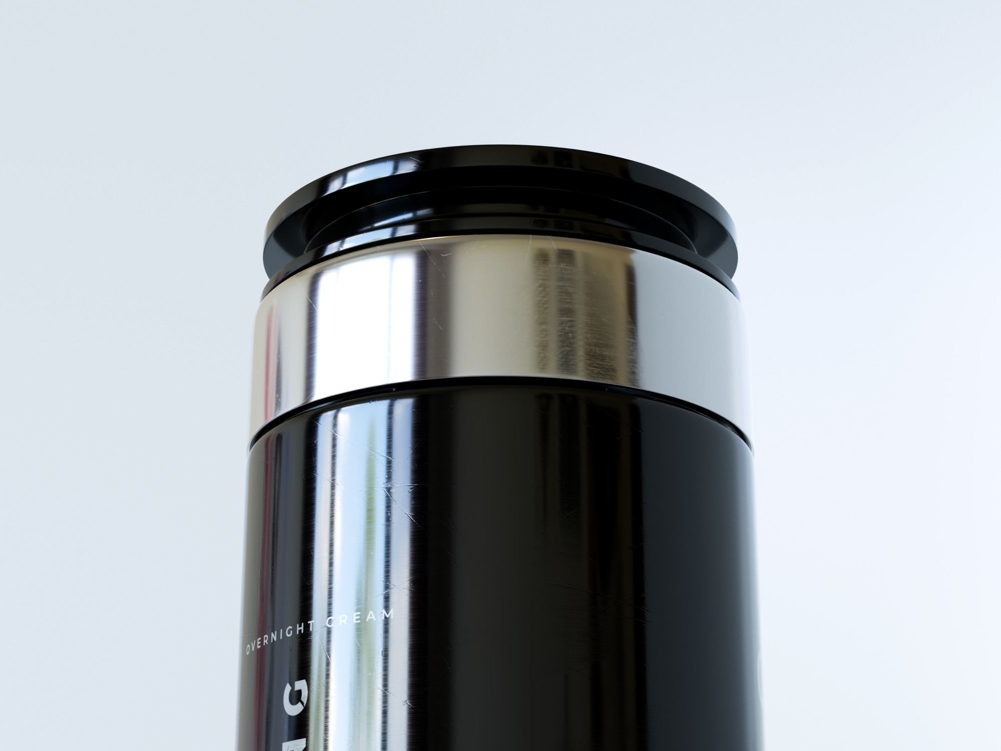 Brightening Cream Low-poly 3D model_11