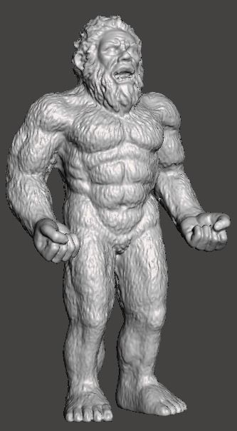 Yeti 3D Model 3D print model_3