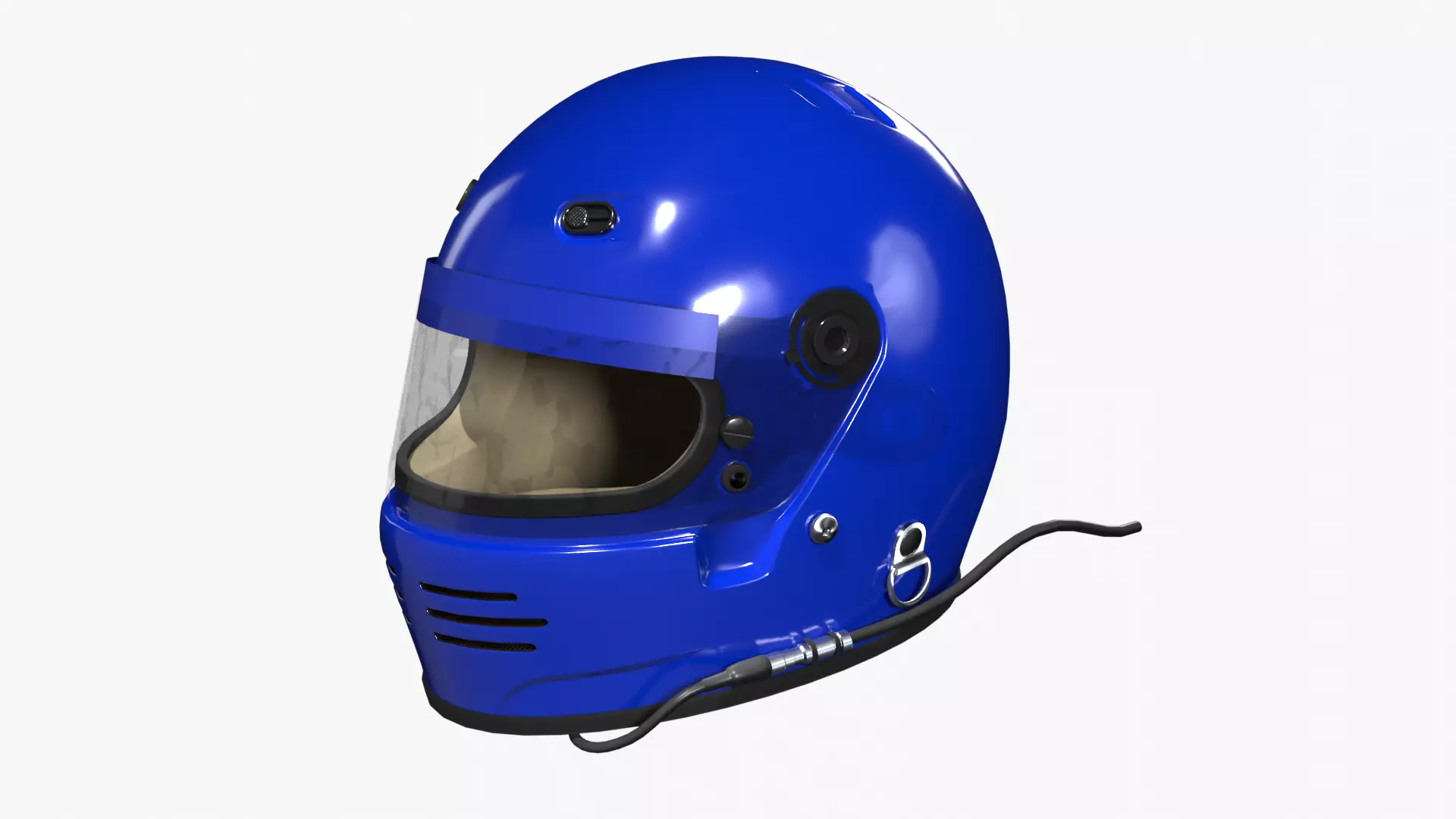 Bell M3 Racing Helmet 3D model