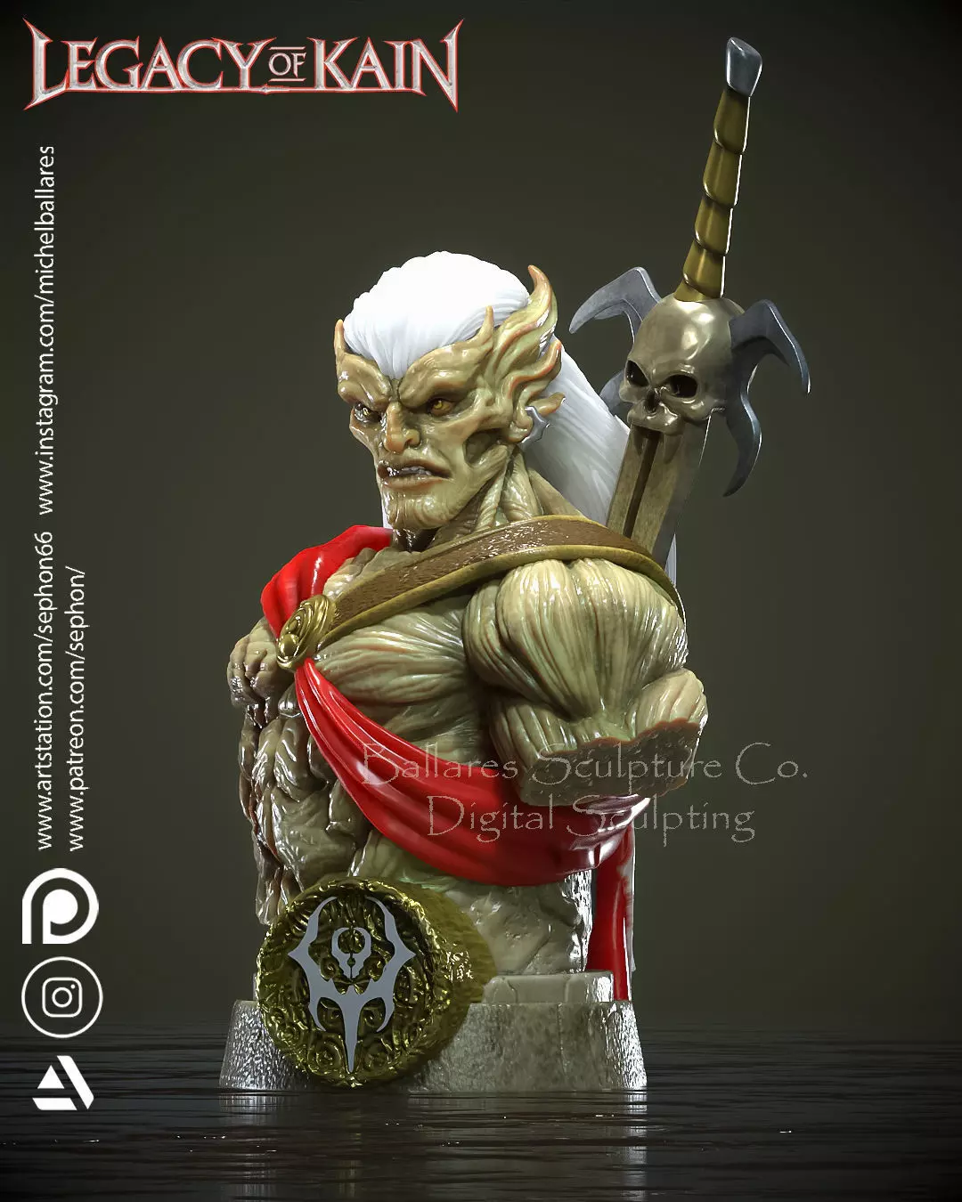 KAIN BUST BY CREATIVE GEEK MB 3D print model_0