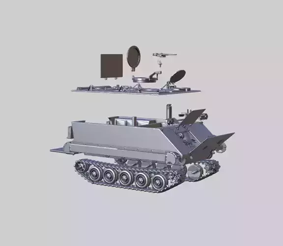 M113 TANK - GIJOE SIZE - FOR 3D PRINTING 3D print model