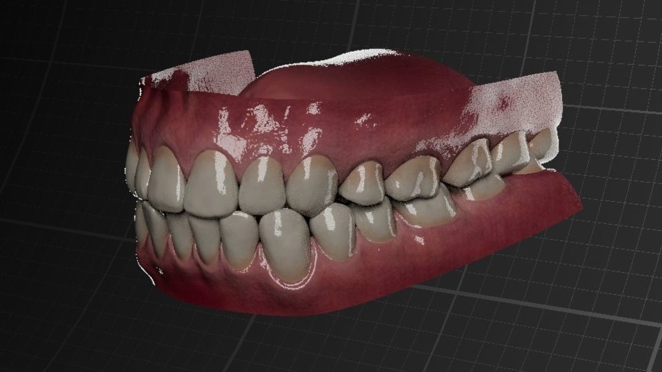 Specter Cyborg Character Low-poly 3D model_9