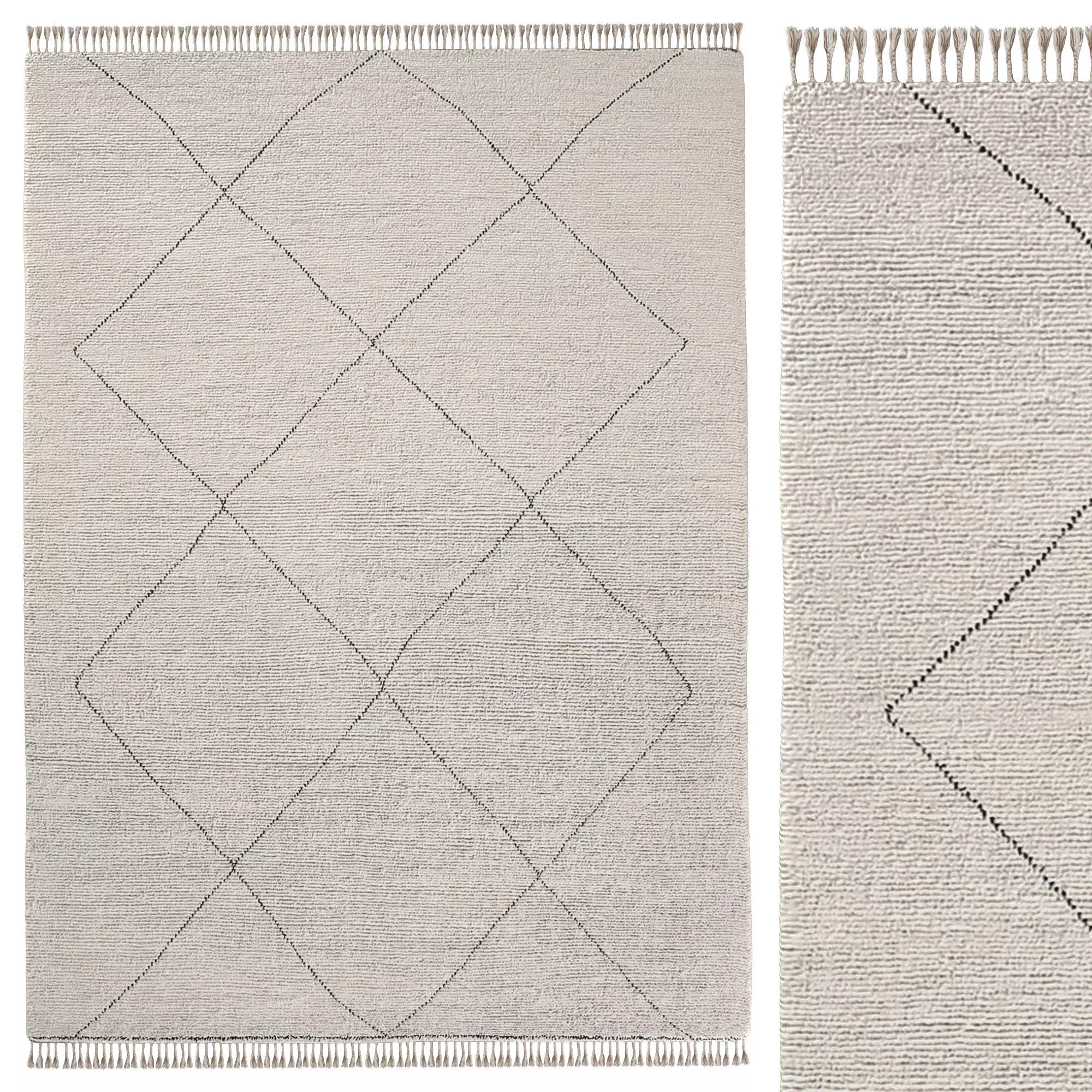 ZIYAD WOOL RUG 3D model_0