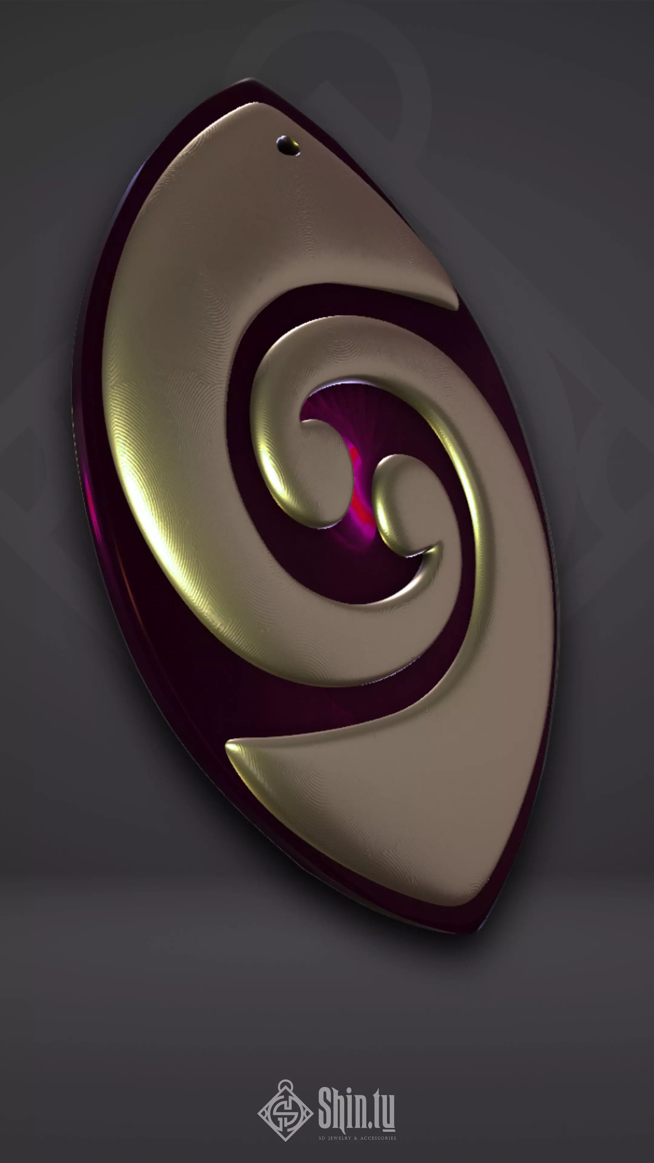 Viking Pendant Infinite Eye 3D print model