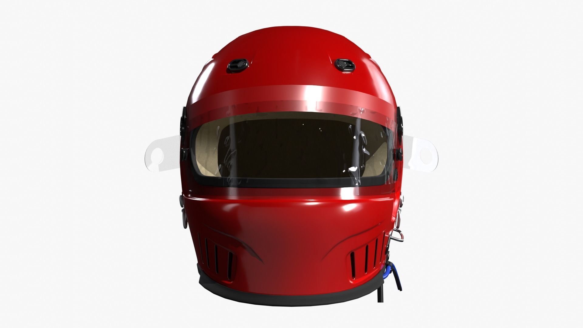 Bell Vortex Racing Helmet 3D model_7