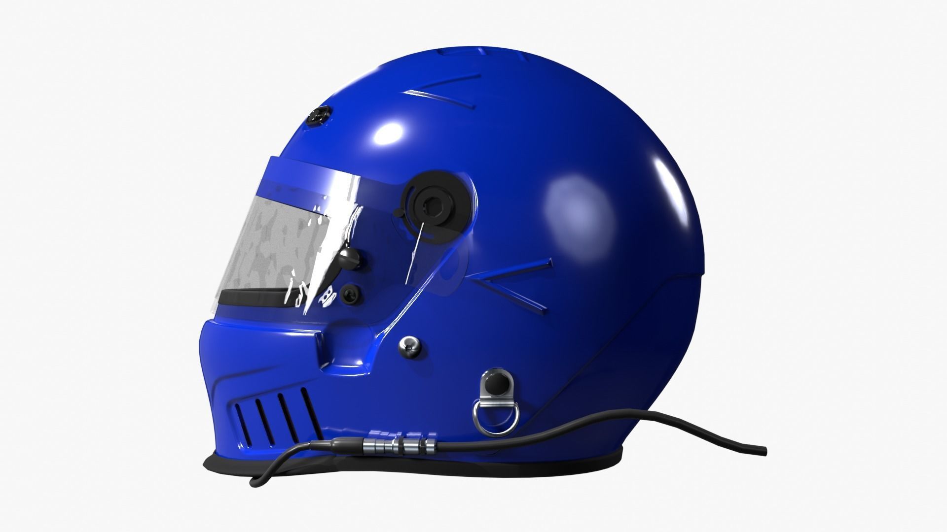 Bell Vortex Racing Helmet 3D model_4