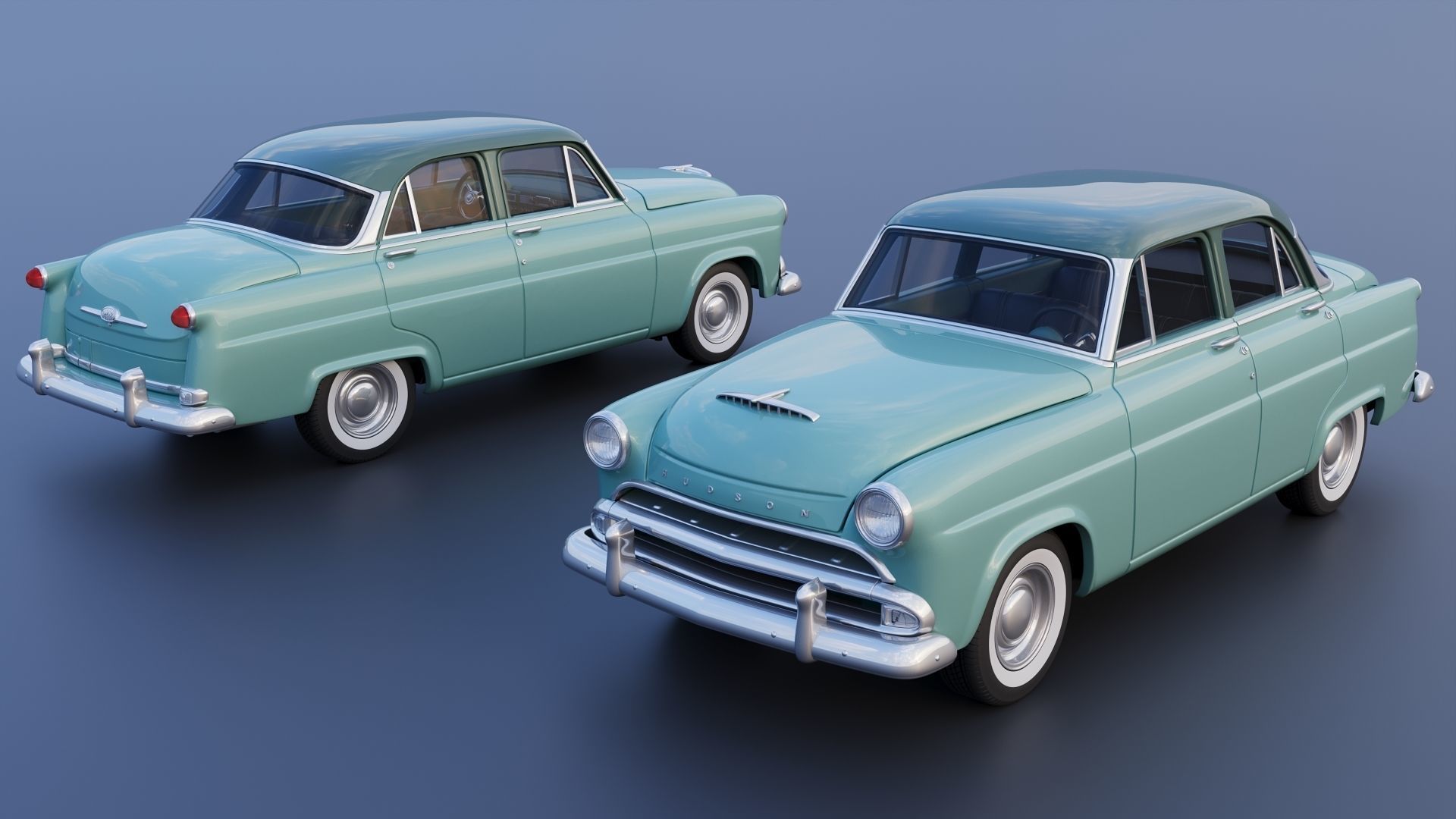 Hudson Jet 4 Door 1953 3D print model_1