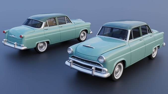 Hudson Jet 4 Door 1953 3D print model 2
