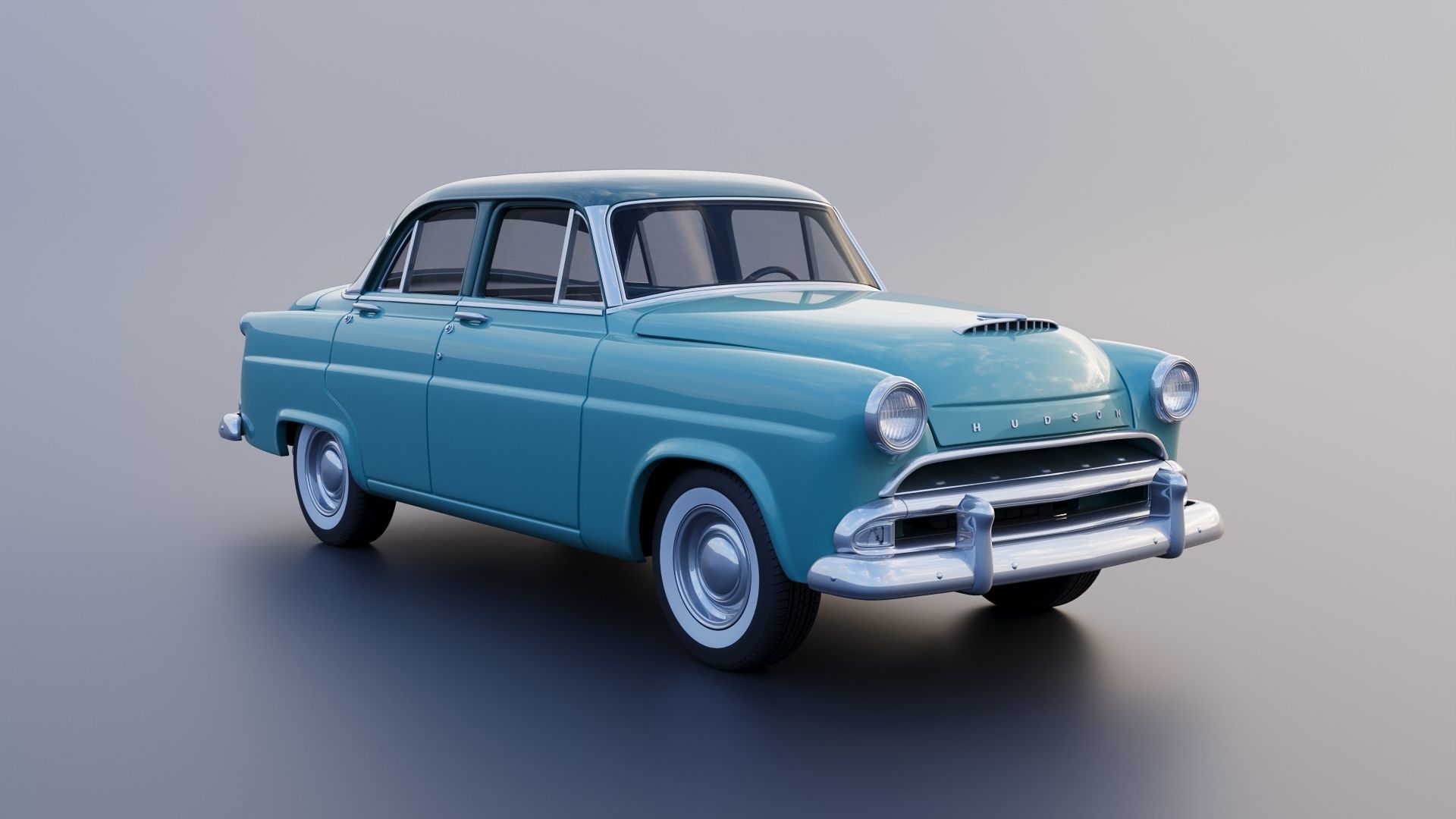 Hudson Jet 4 Door 1953 3D print model_9