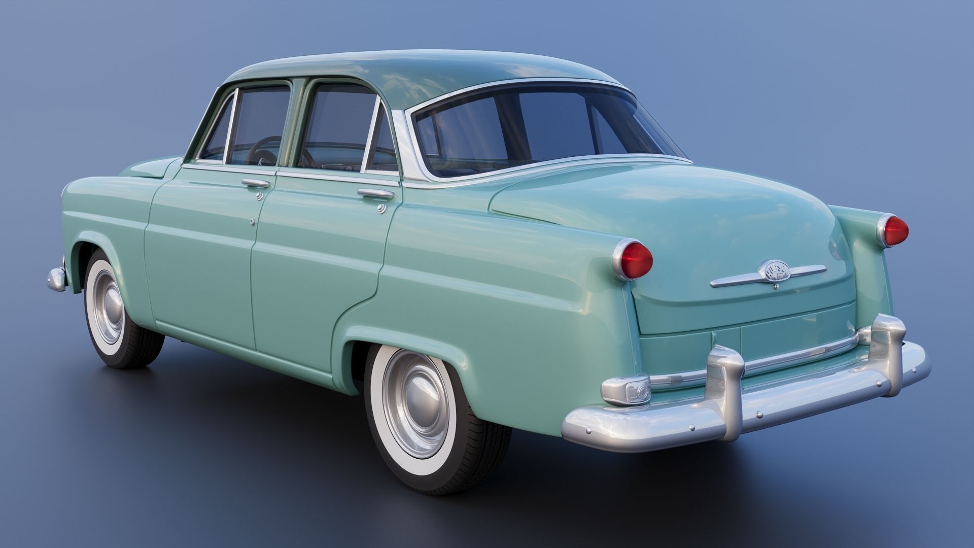 Hudson Jet 4 Door 1953 3D print model_4
