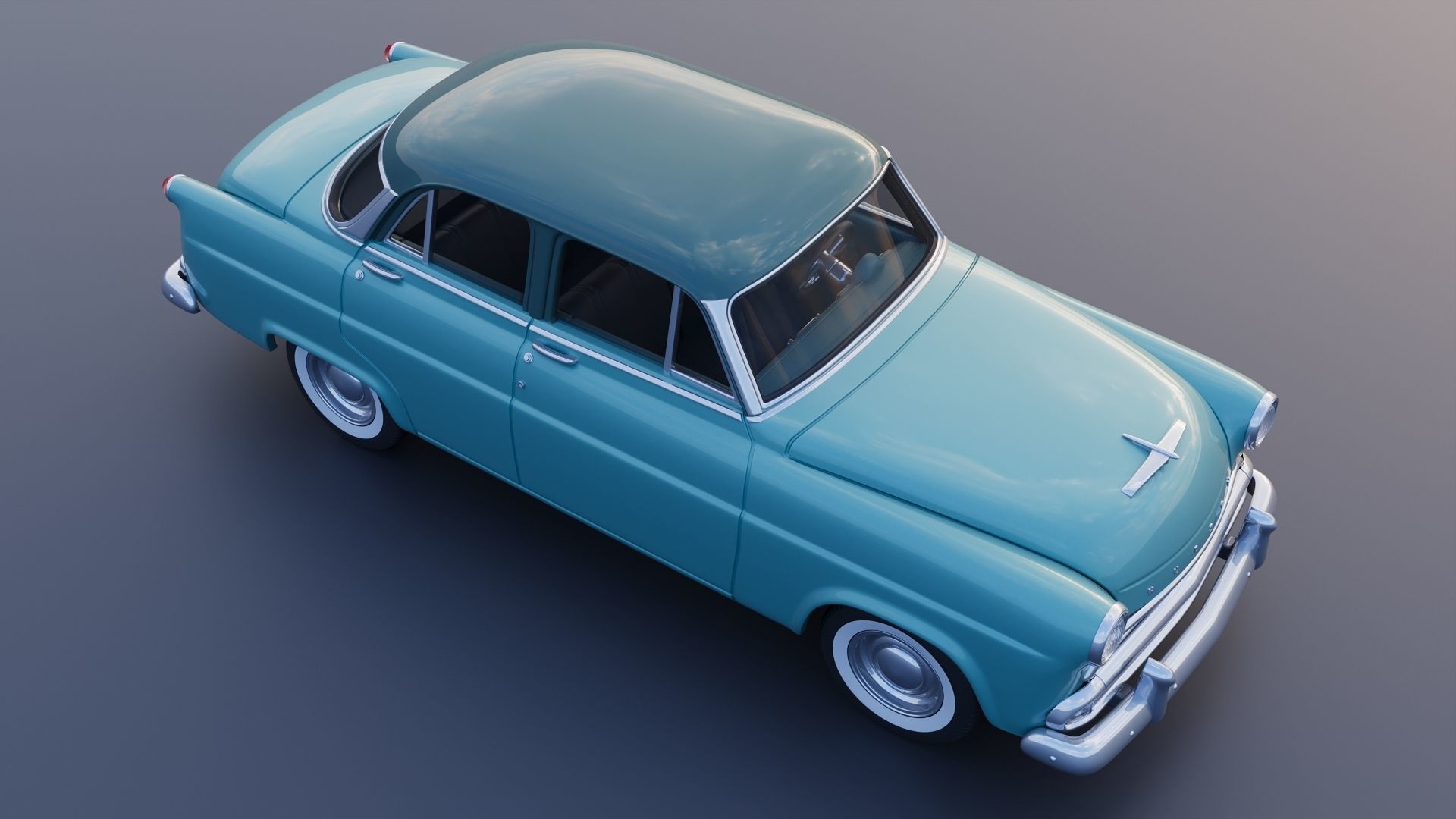 Hudson Jet 4 Door 1953 3D print model_10