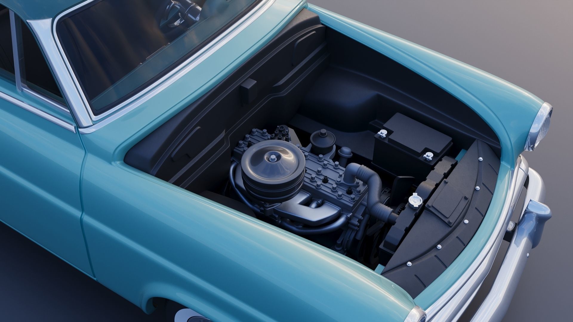 Hudson Jet 4 Door 1953 3D print model_14