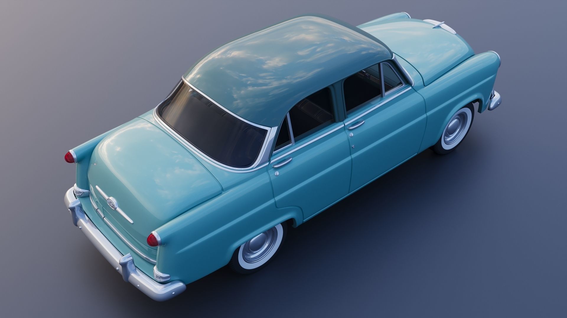 Hudson Jet 4 Door 1953 3D print model_7