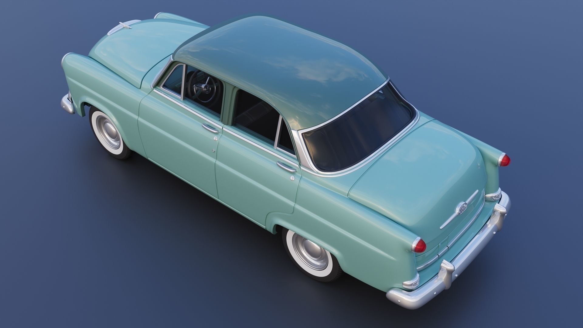 Hudson Jet 4 Door 1953 3D print model_5