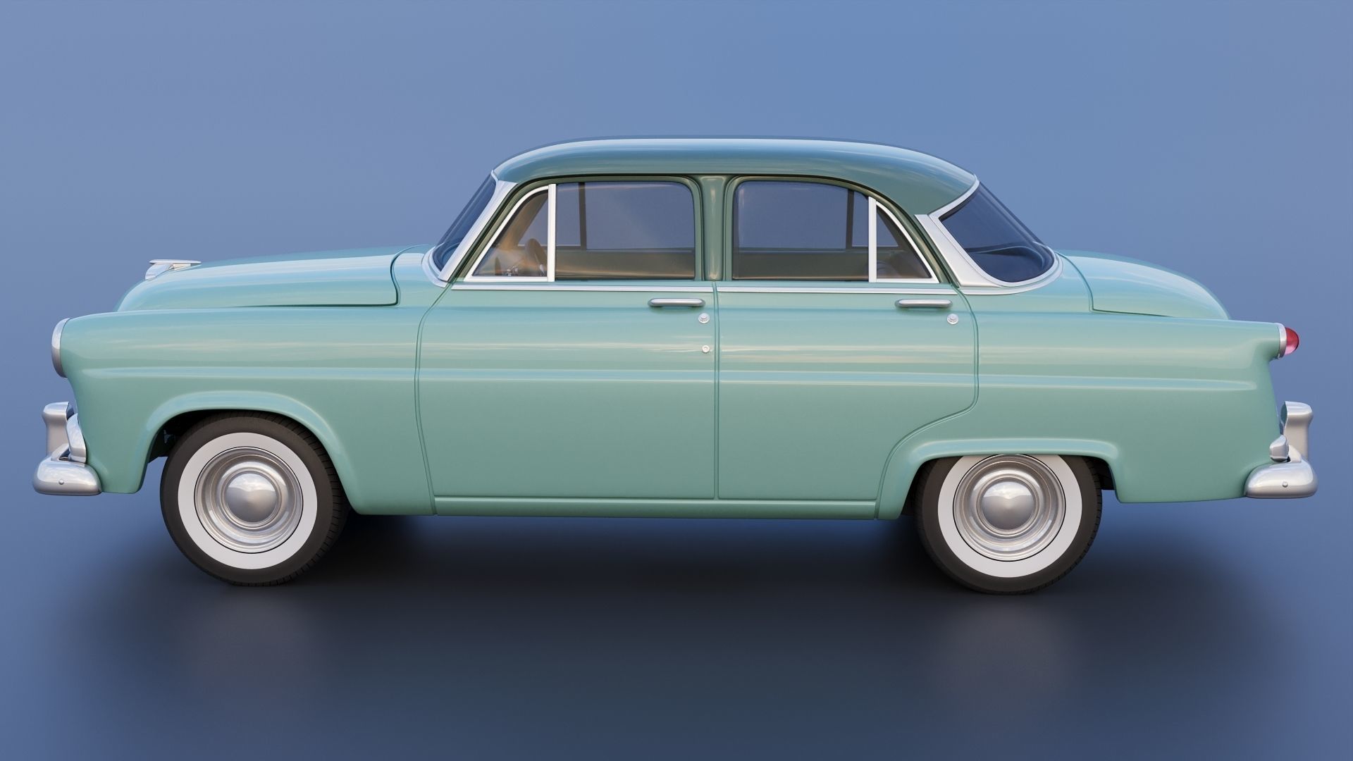 Hudson Jet 4 Door 1953 3D print model_3