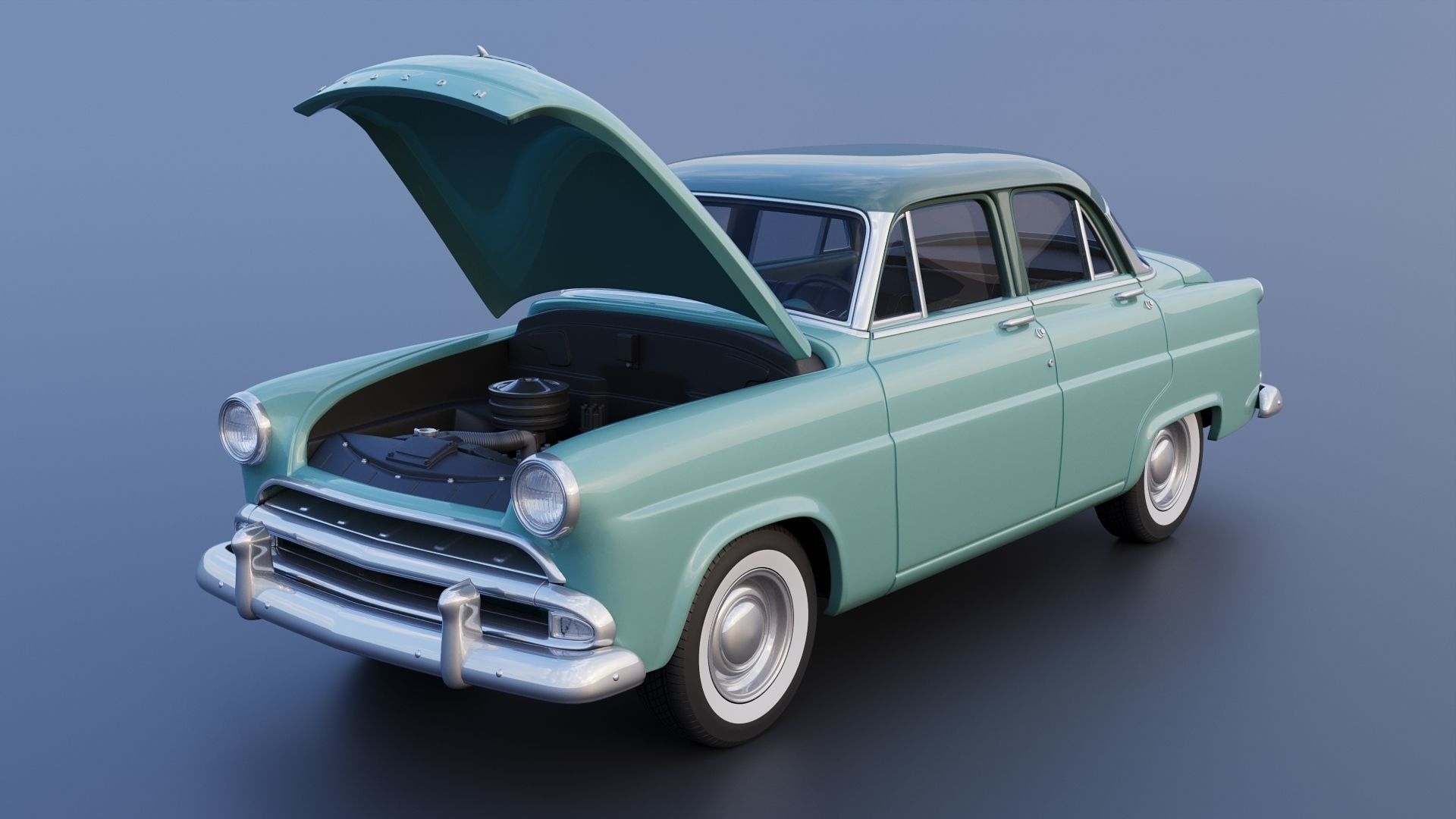 Hudson Jet 4 Door 1953 3D print model_11