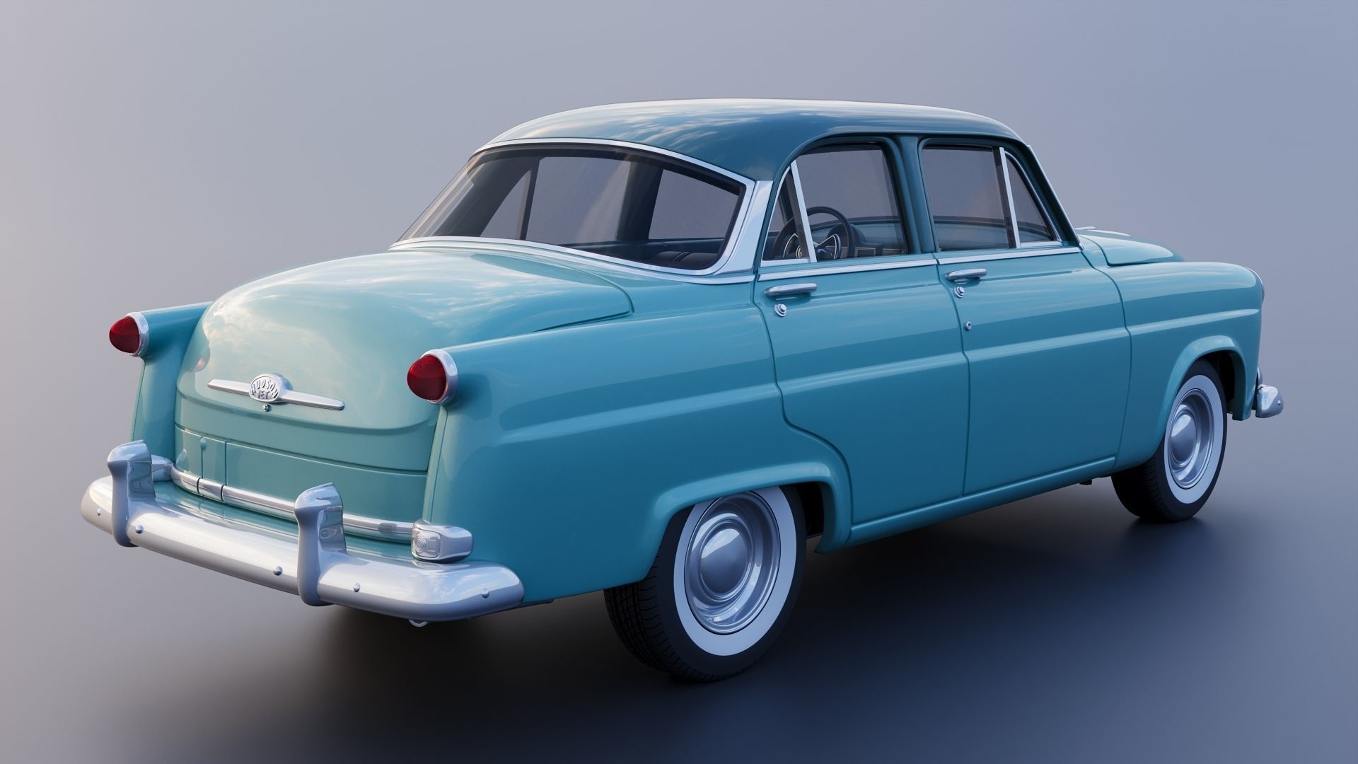 Hudson Jet 4 Door 1953 3D print model_6