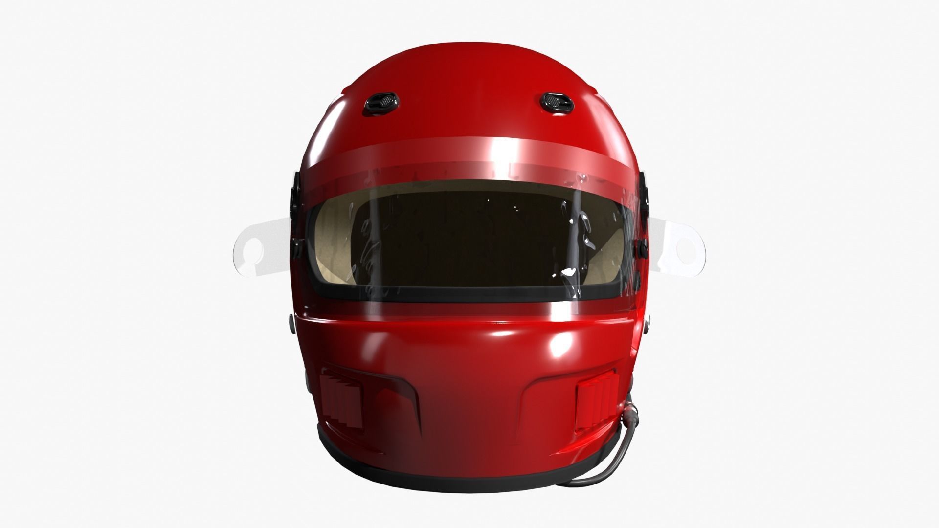 Bell AFX-1 Racing Helmet 3D model_7