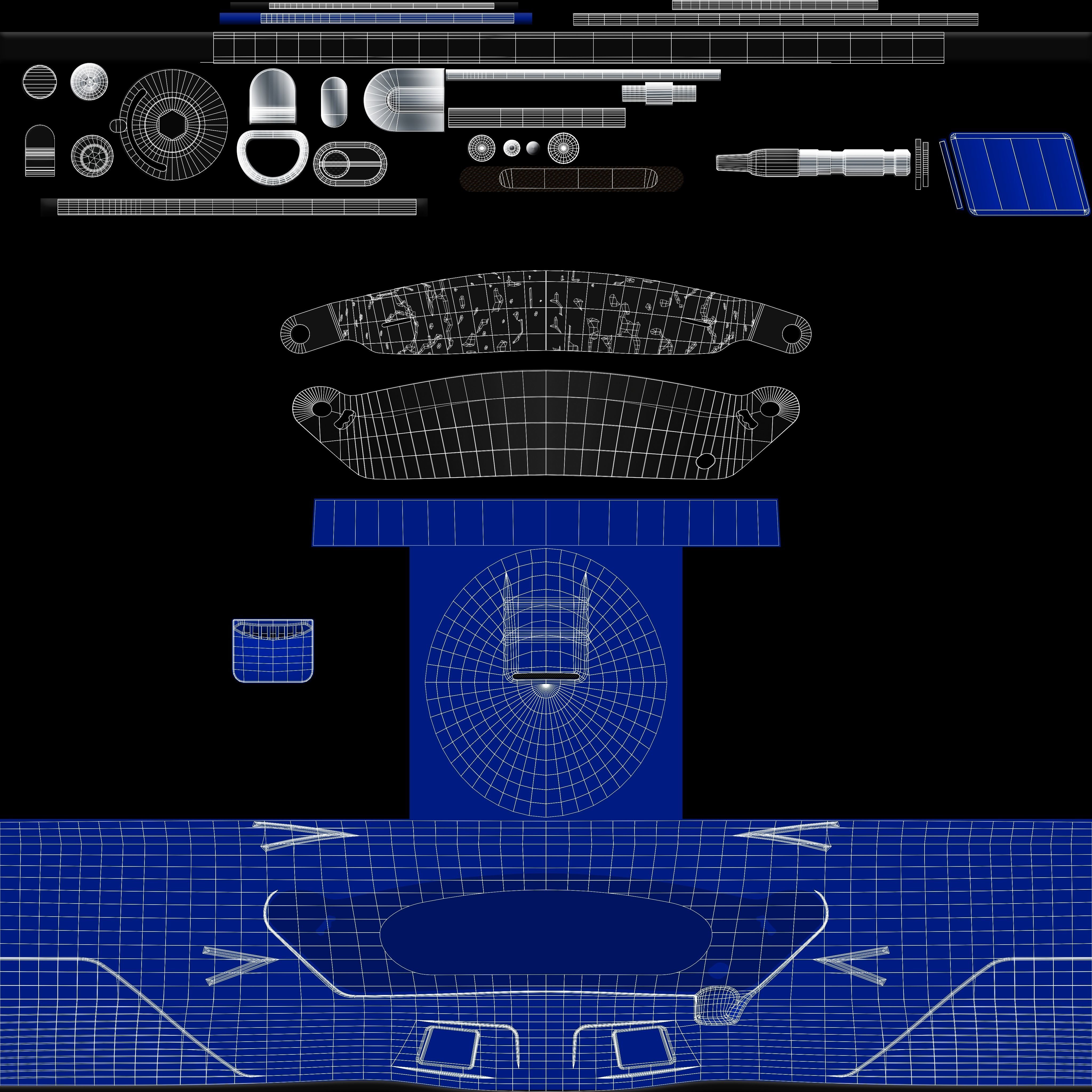 Bell AFX-1 Racing Helmet 3D model_12