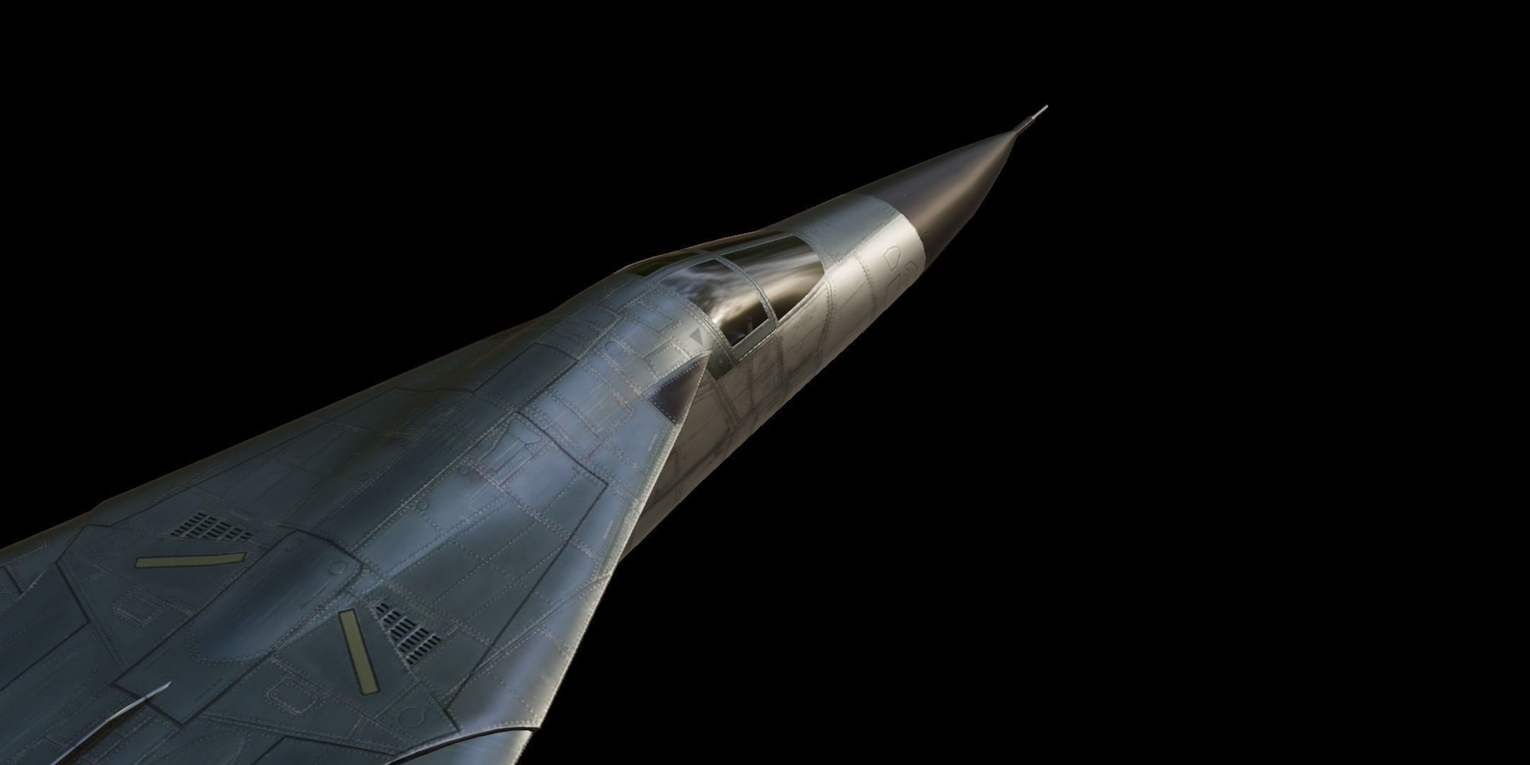 General Dynamics F-111 Aardvark Low-poly 3D model_3