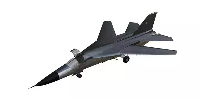 General Dynamics F-111 Aardvark Low-poly 3D model