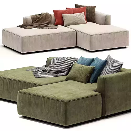 Laredoute Sofa Hoekbank XL Bouclette Jacopo