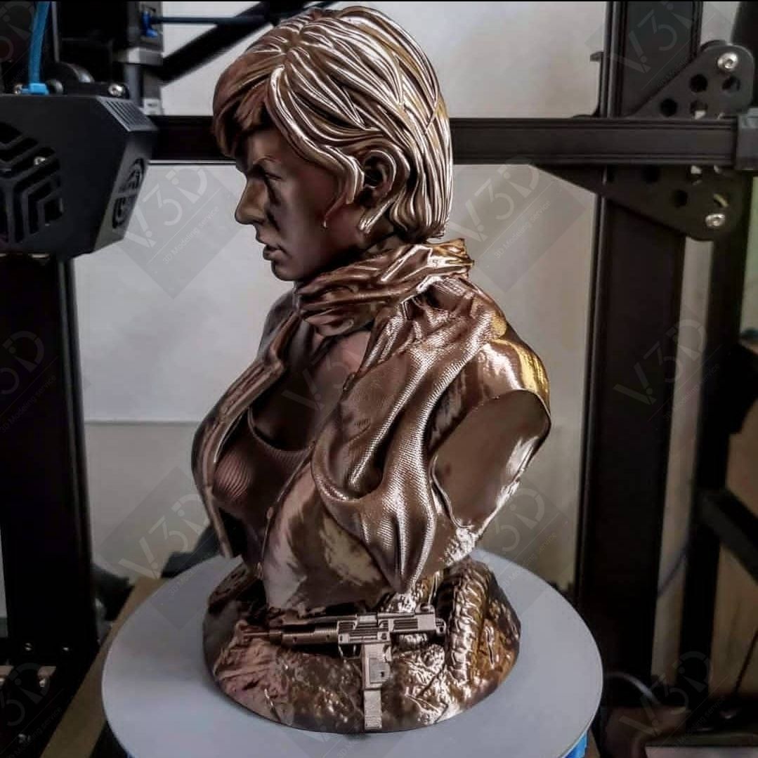 Resident Evil - Alice - Milla Jovovich - V3D 3D print model_1