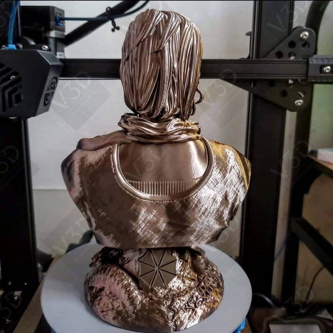 Resident Evil - Alice - Milla Jovovich - V3D 3D print model_3