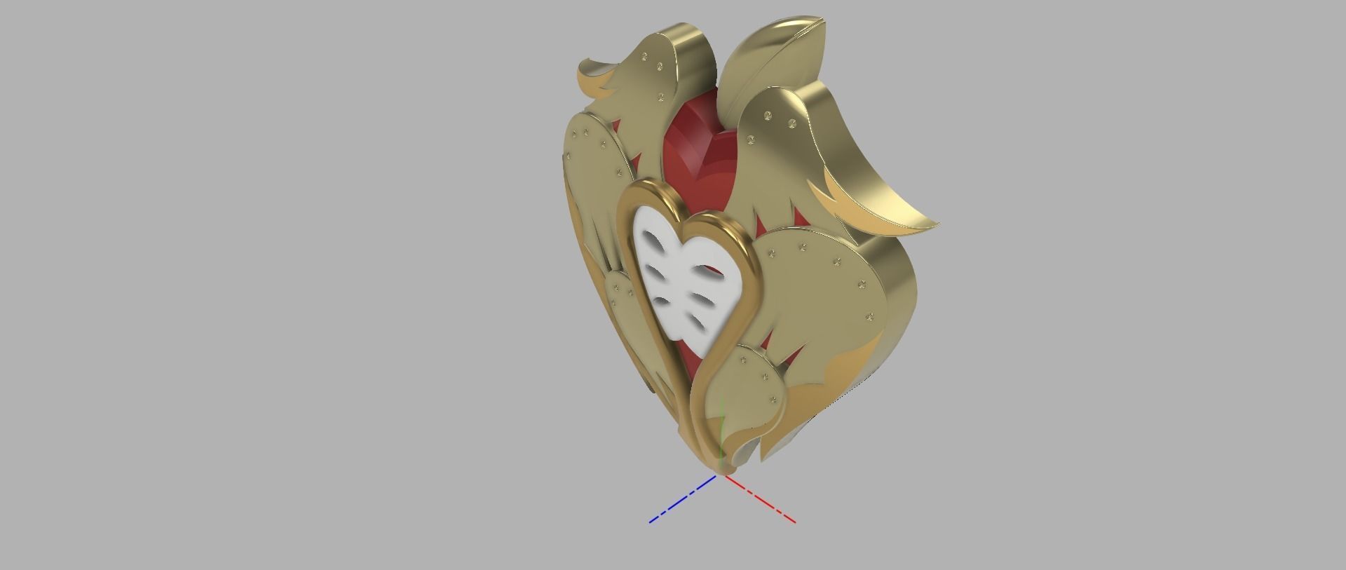 Princess Charlie Shield Hazbin Hotel 3D print model_12