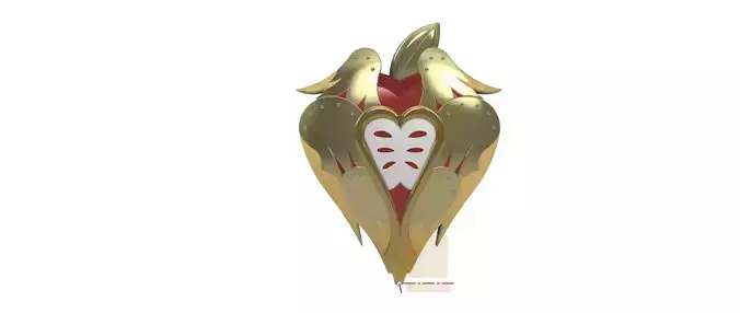 Princess Charlie Shield Hazbin Hotel 3D print model