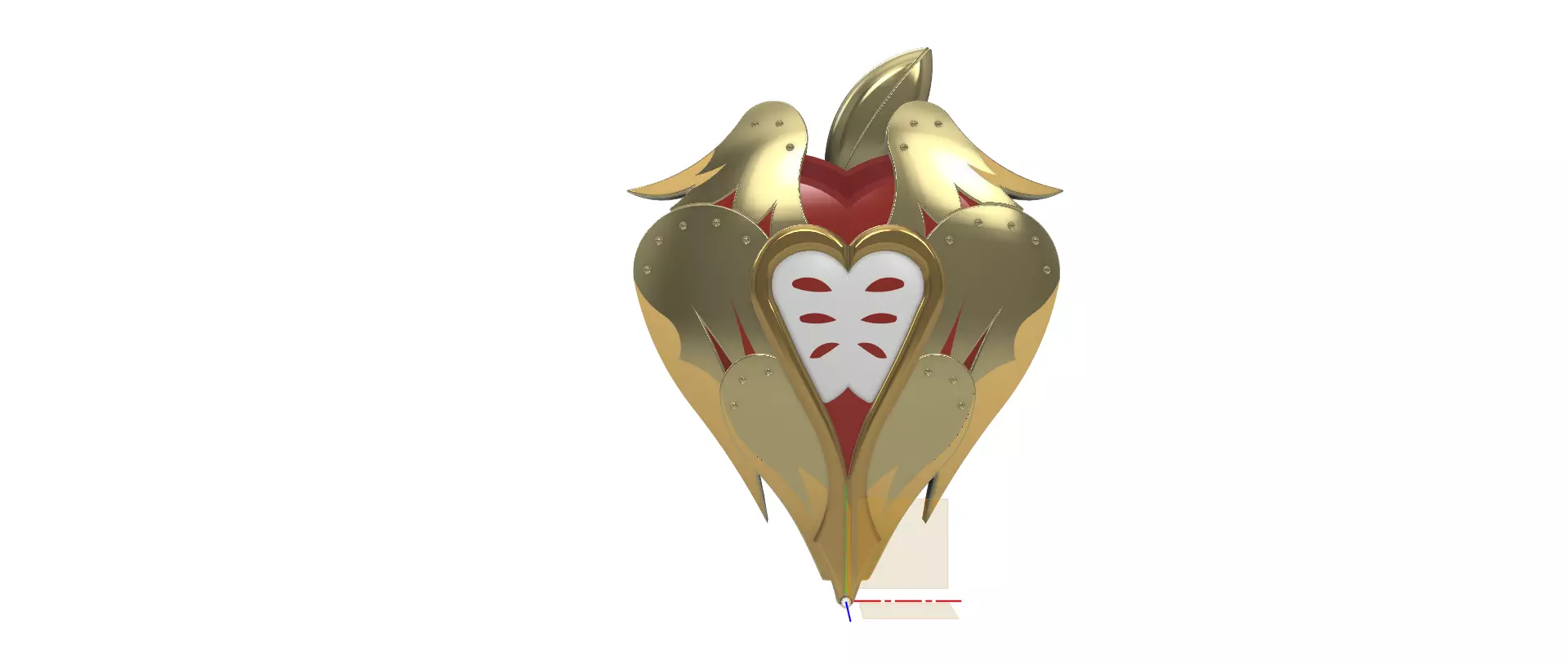 Princess Charlie Shield Hazbin Hotel 3D print model_0