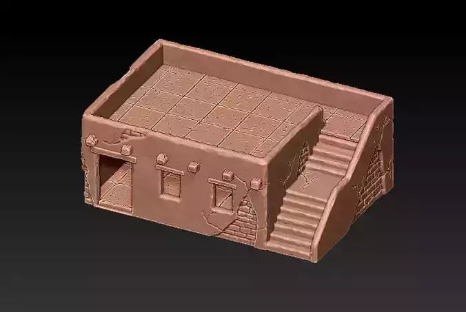 Terrain Scenery - Desert House 1 -