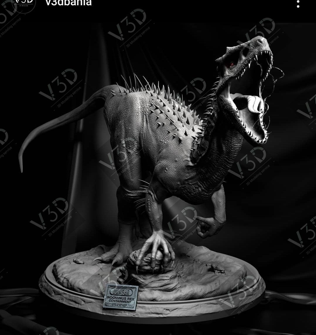 Indominus Rex - Jurassic World - V3D 3D model 3D printable | CGTrader