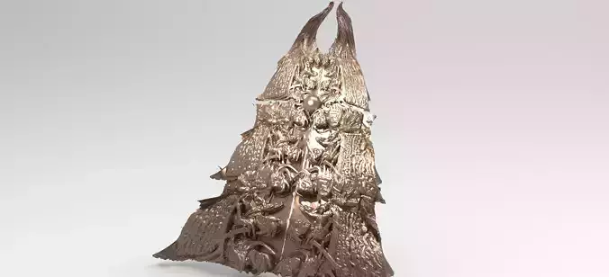 Vampire wall panel sculpture