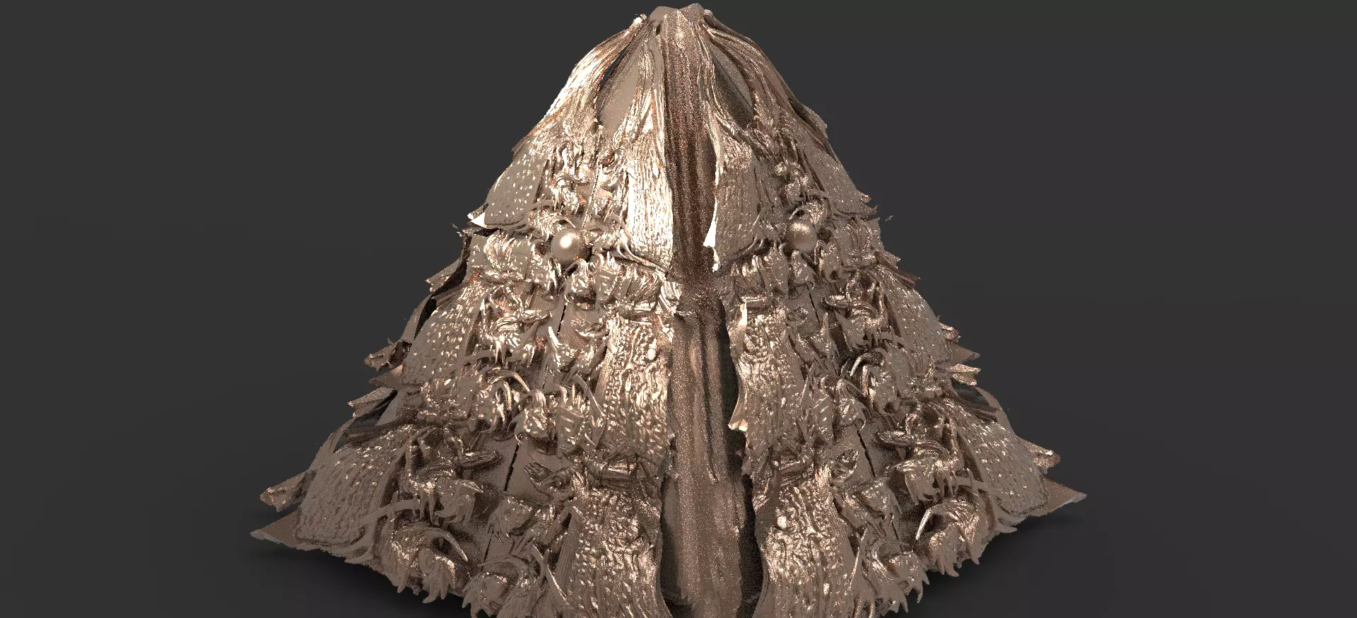 Vampire Dark pyramid 3D 3D model_0