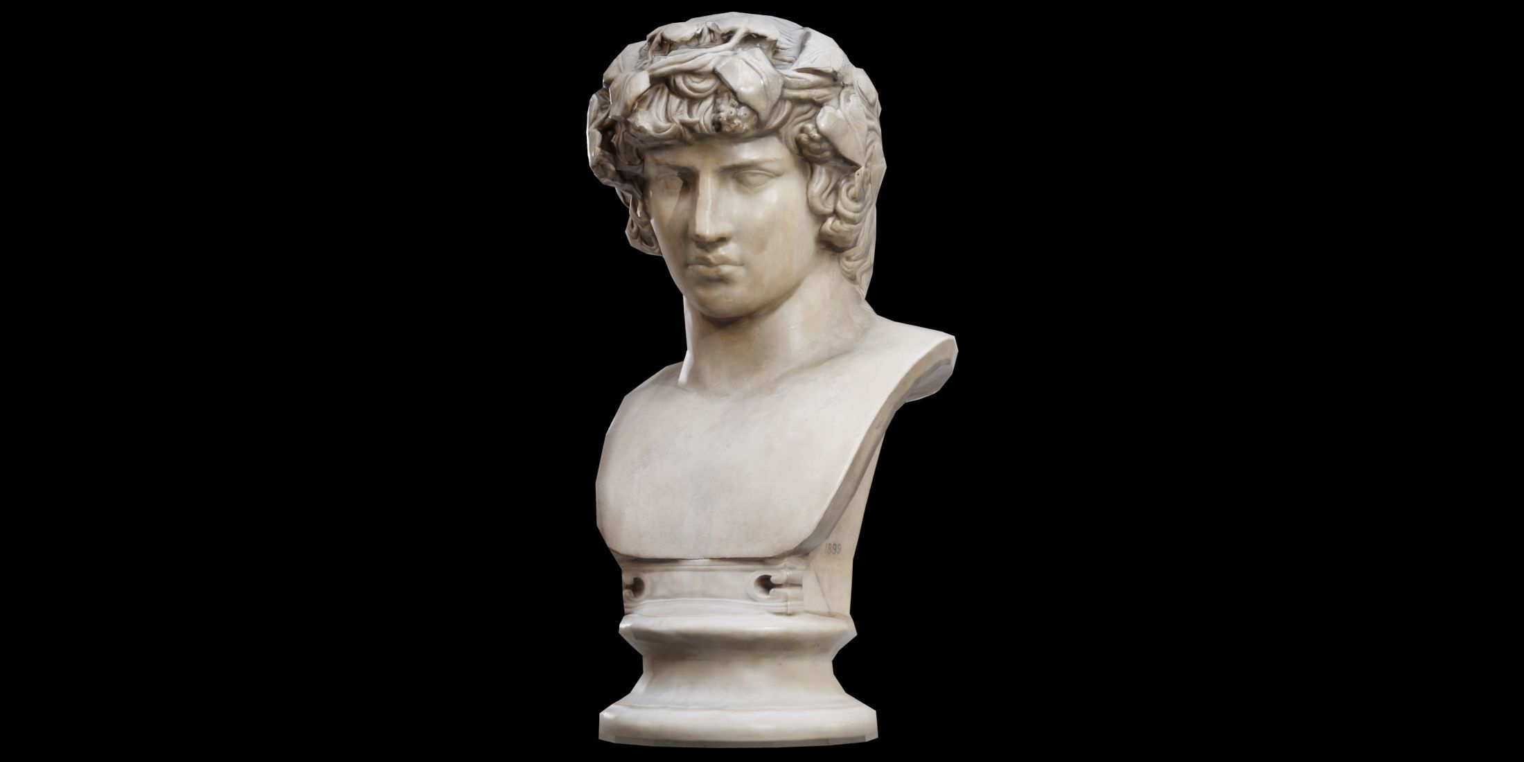 Roman Bust - Antonius 3D model_3