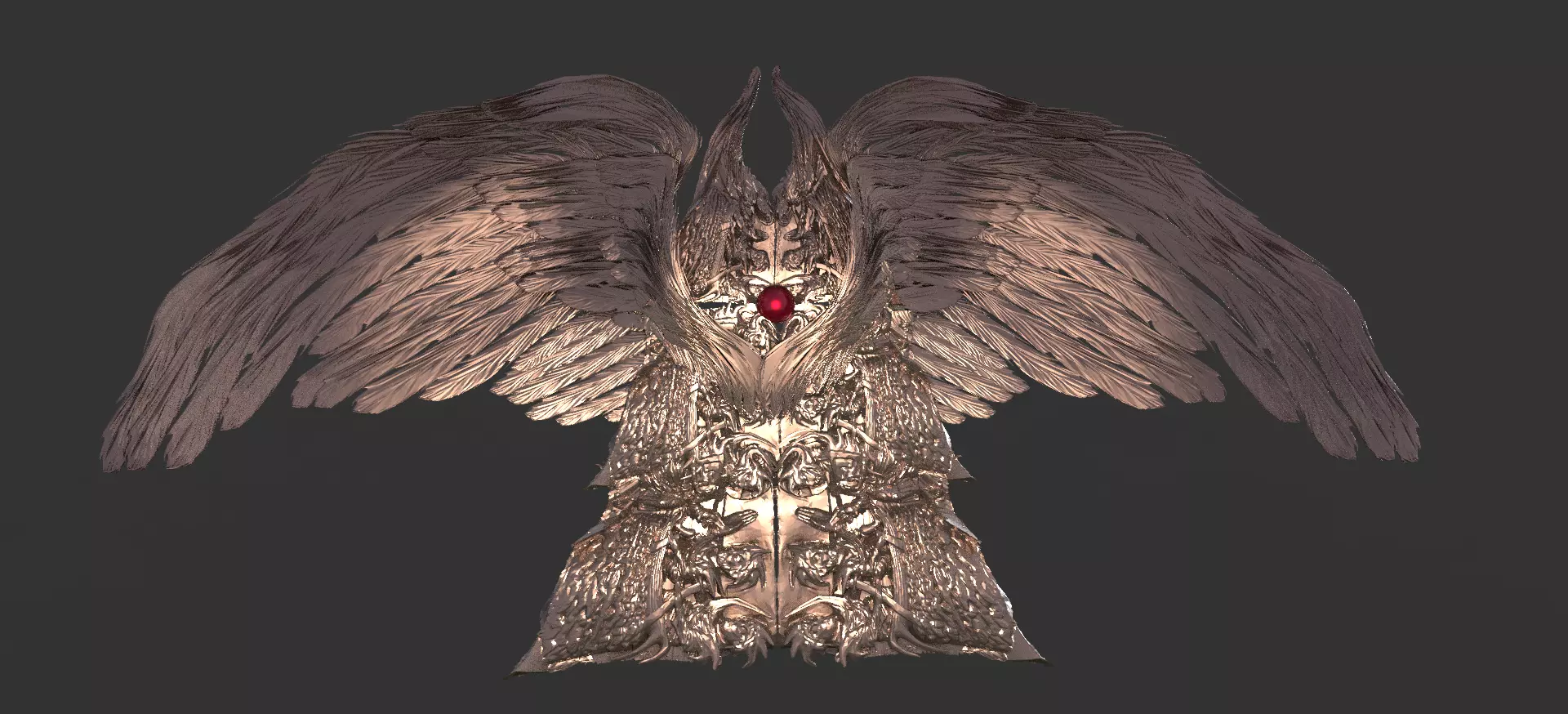 Dantes Underworld Secret Door pyramid 3D model_0