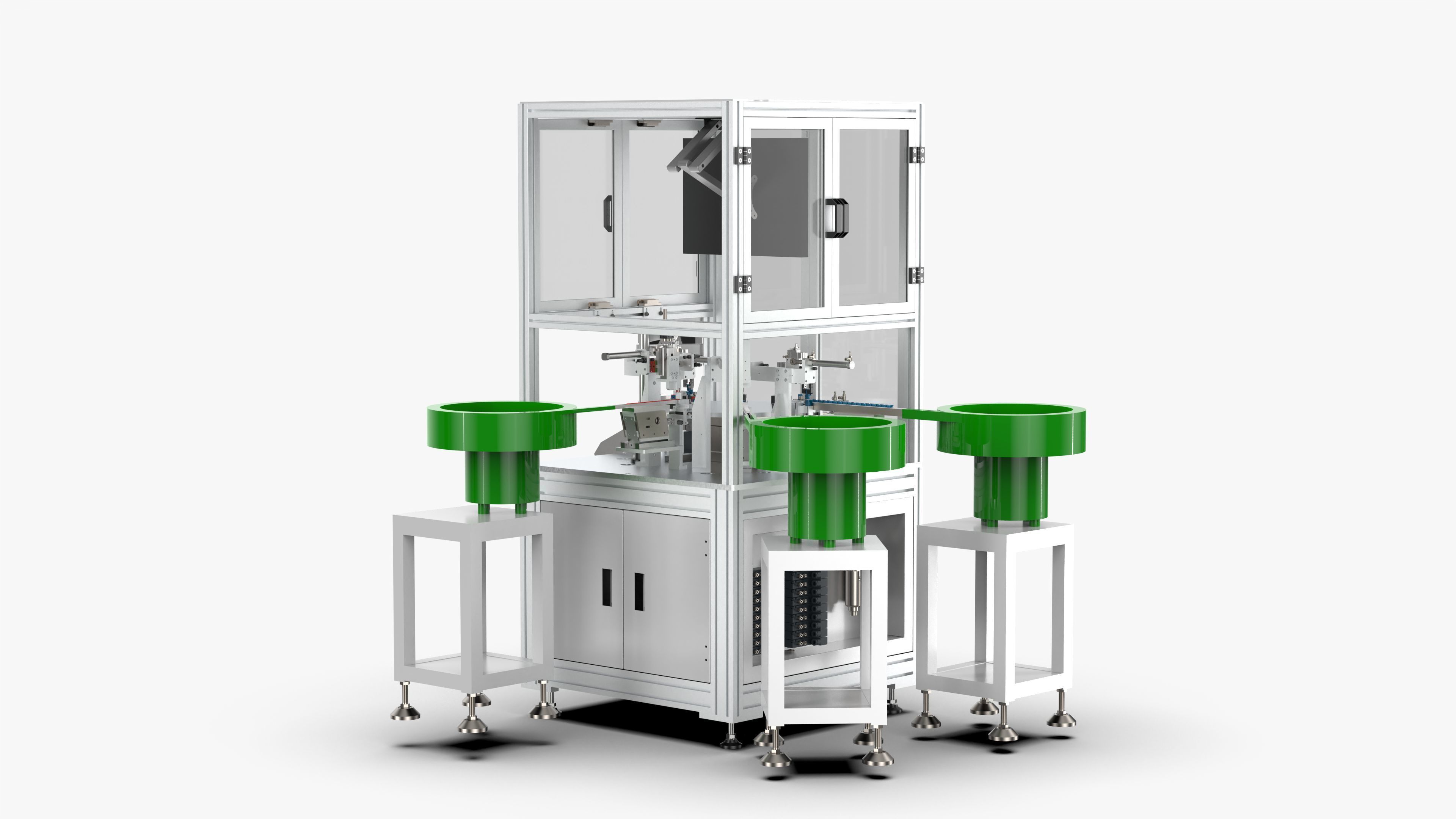 Automatic New Energy Plug-in Assembly Machine 3D model_2