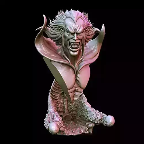 Mephisto Bust 3D Model Ready to Print