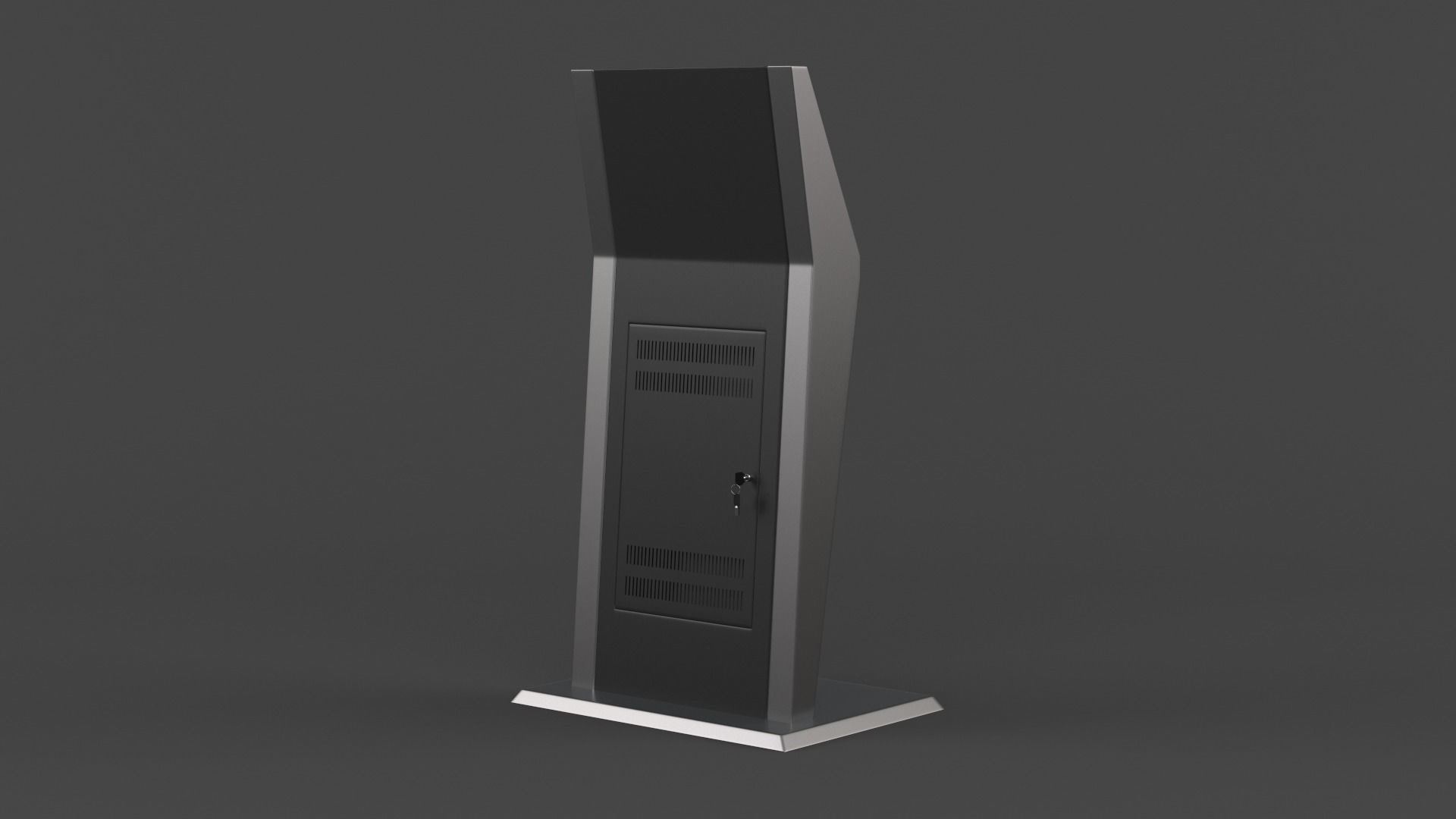 Electronic Kiosk 3D model_4