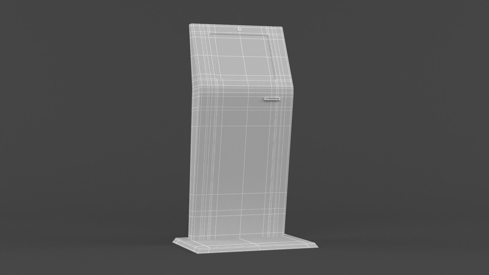 Electronic Kiosk 3D model_11