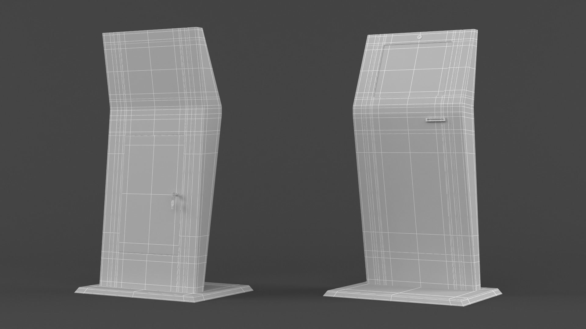 Electronic Kiosk 3D model_6
