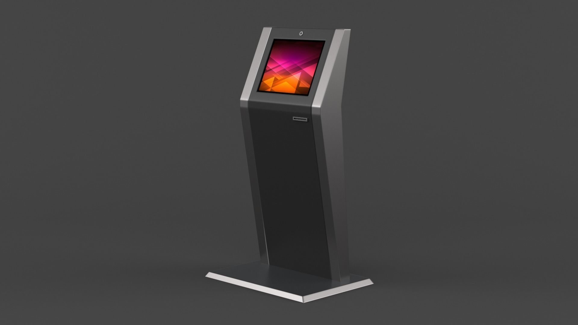 Electronic Kiosk 3D model_2