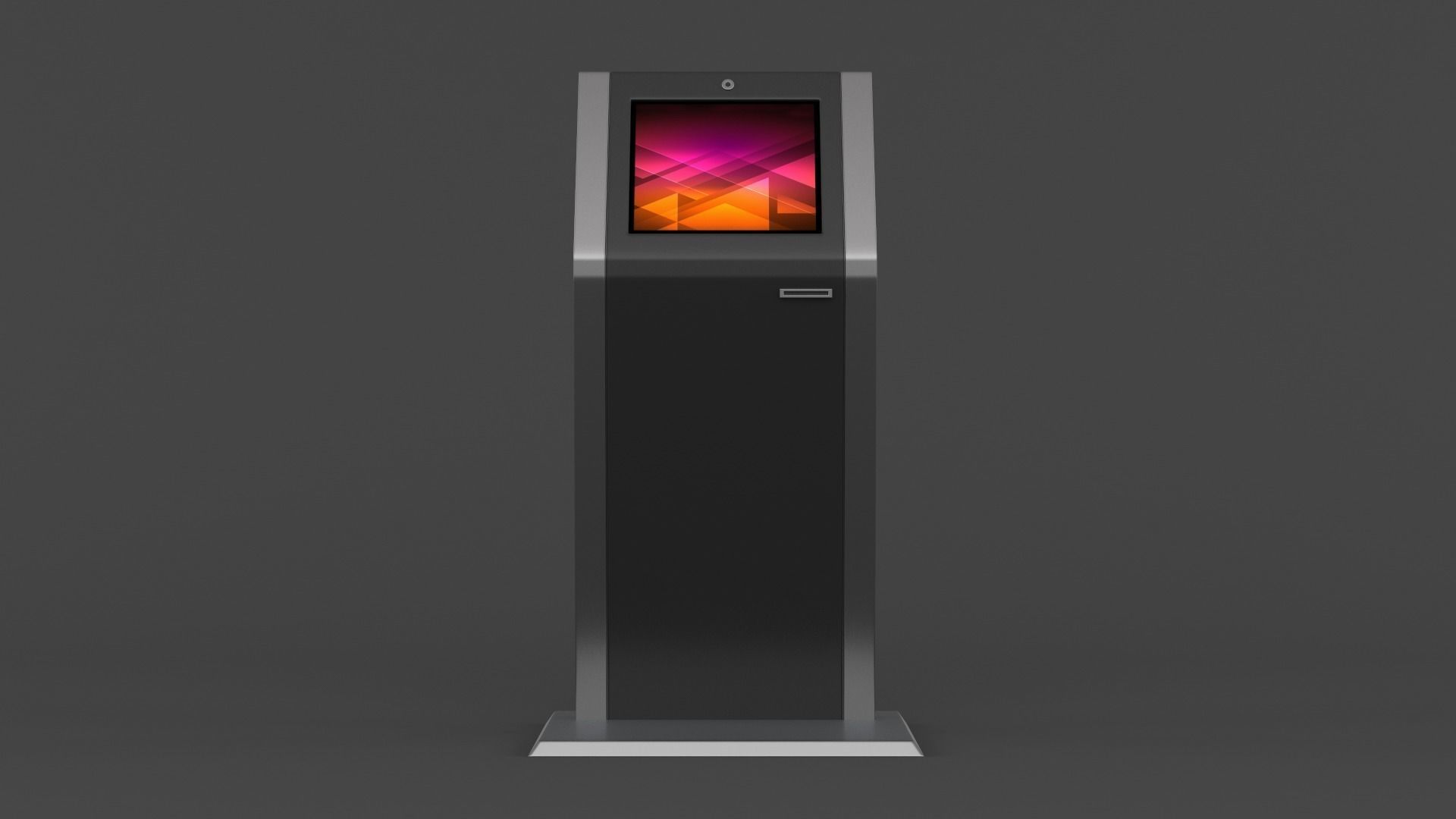 Electronic Kiosk 3D model_1
