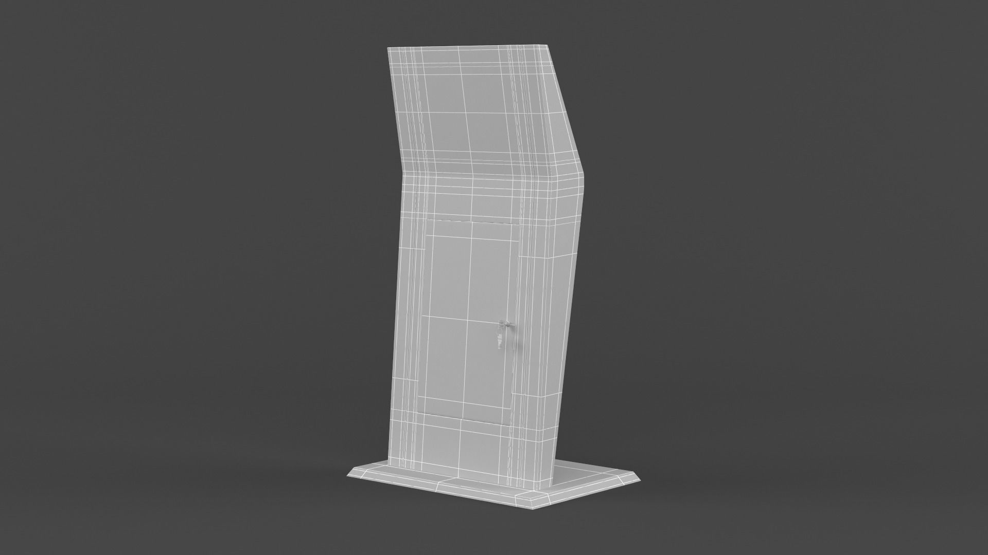 Electronic Kiosk 3D model_10
