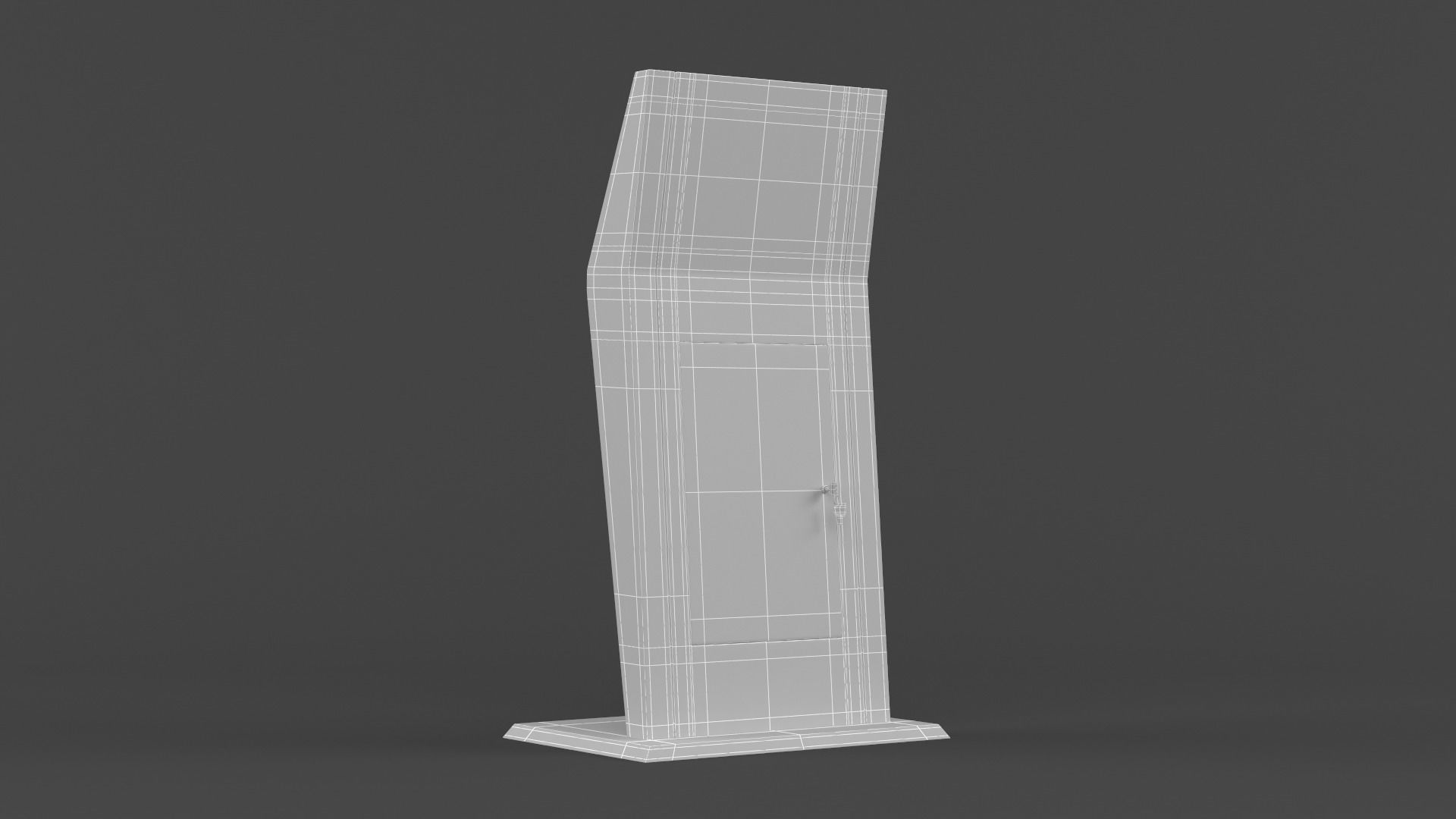 Electronic Kiosk 3D model_9