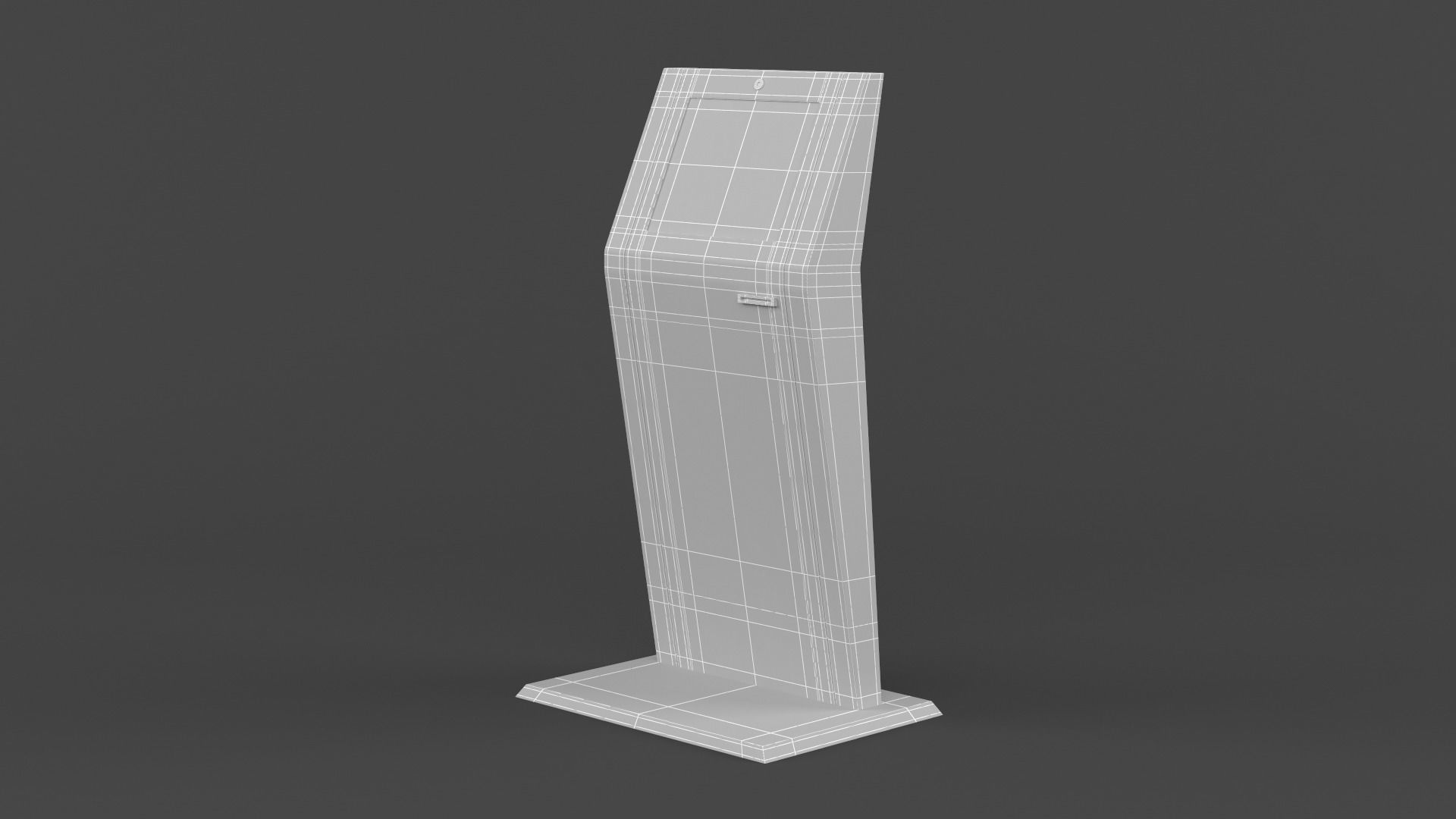 Electronic Kiosk 3D model_8